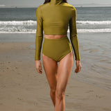 Aegean Rashguard - Frog - Heidi Merrick