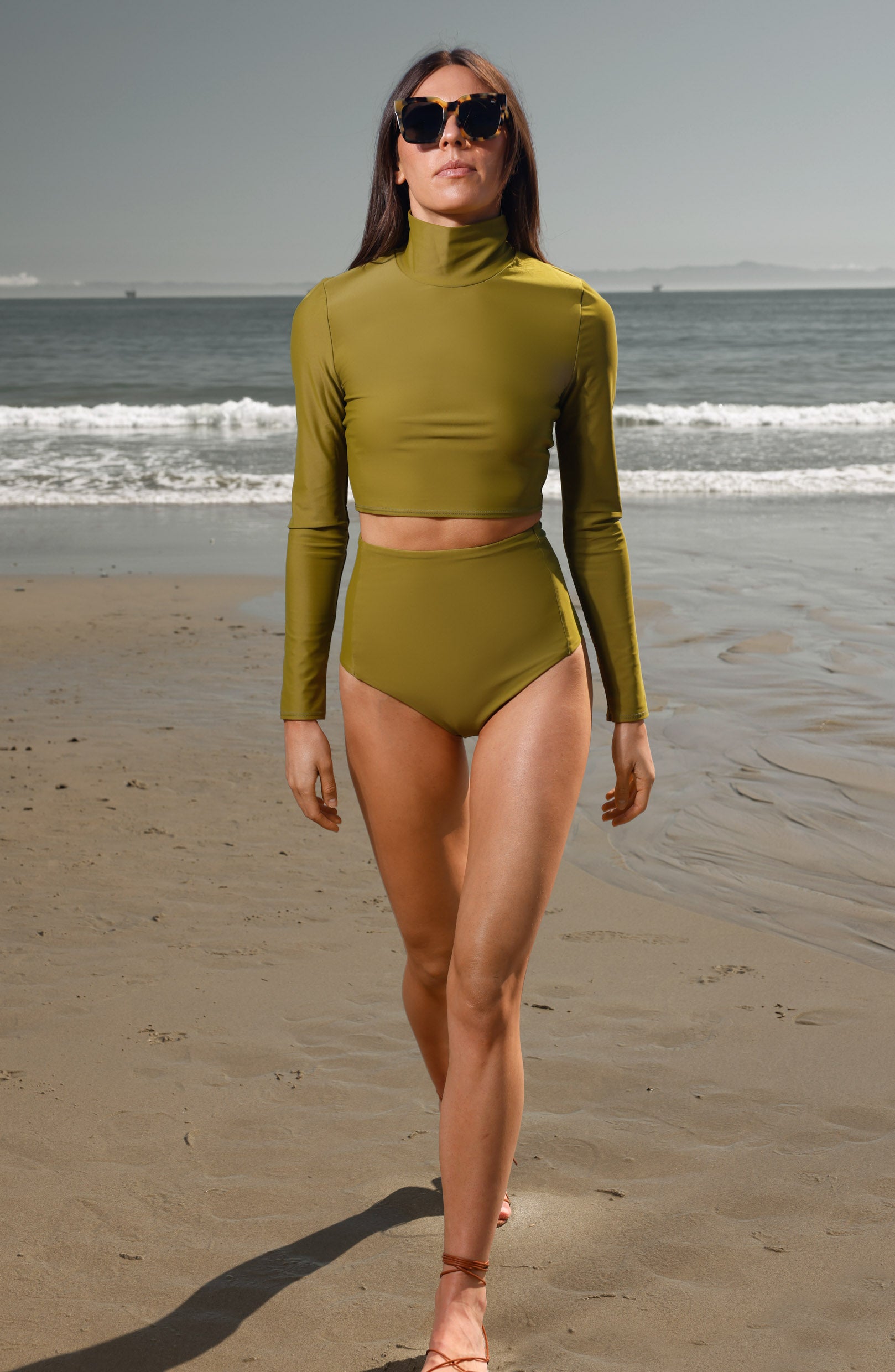 Aegean Rashguard - Frog - Heidi Merrick