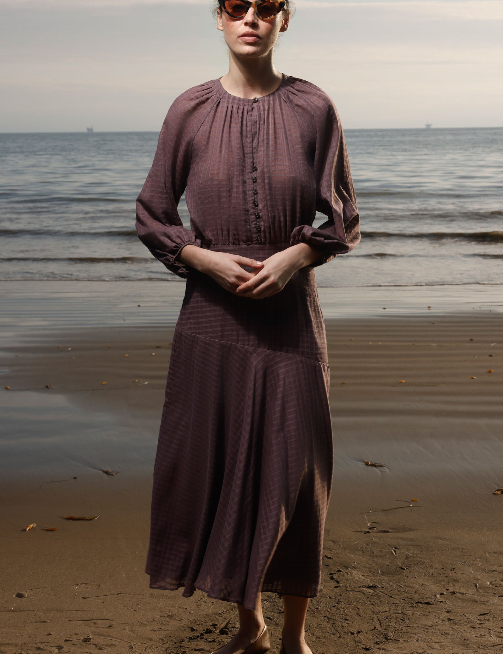 Caprine Dress - Lavender - Heidi Merrick