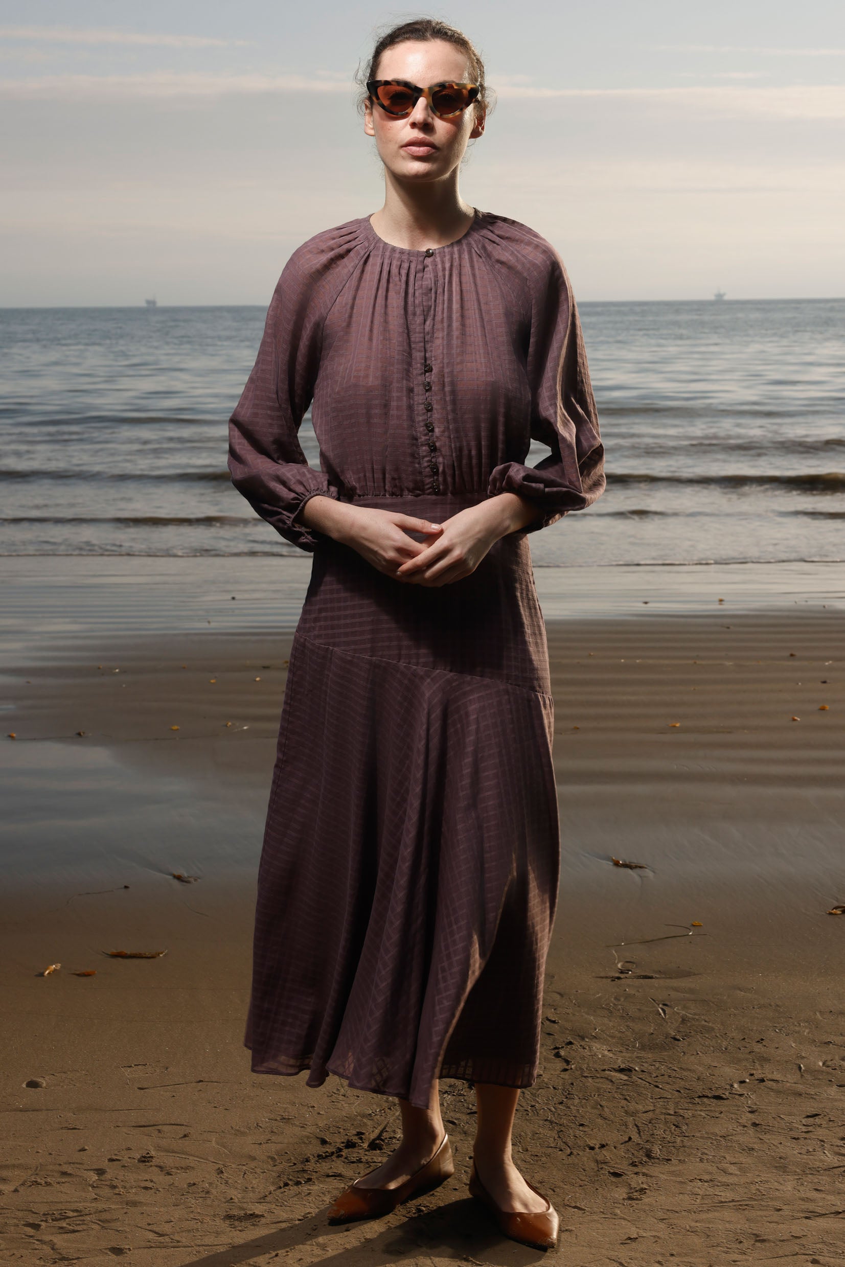 Caprine Dress - Lavender - Heidi Merrick