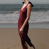Marion Slip Dress - Burgundy - Heidi Merrick