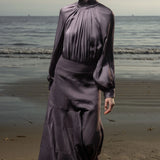 Gale Skirt - Lavender Linen - Heidi Merrick