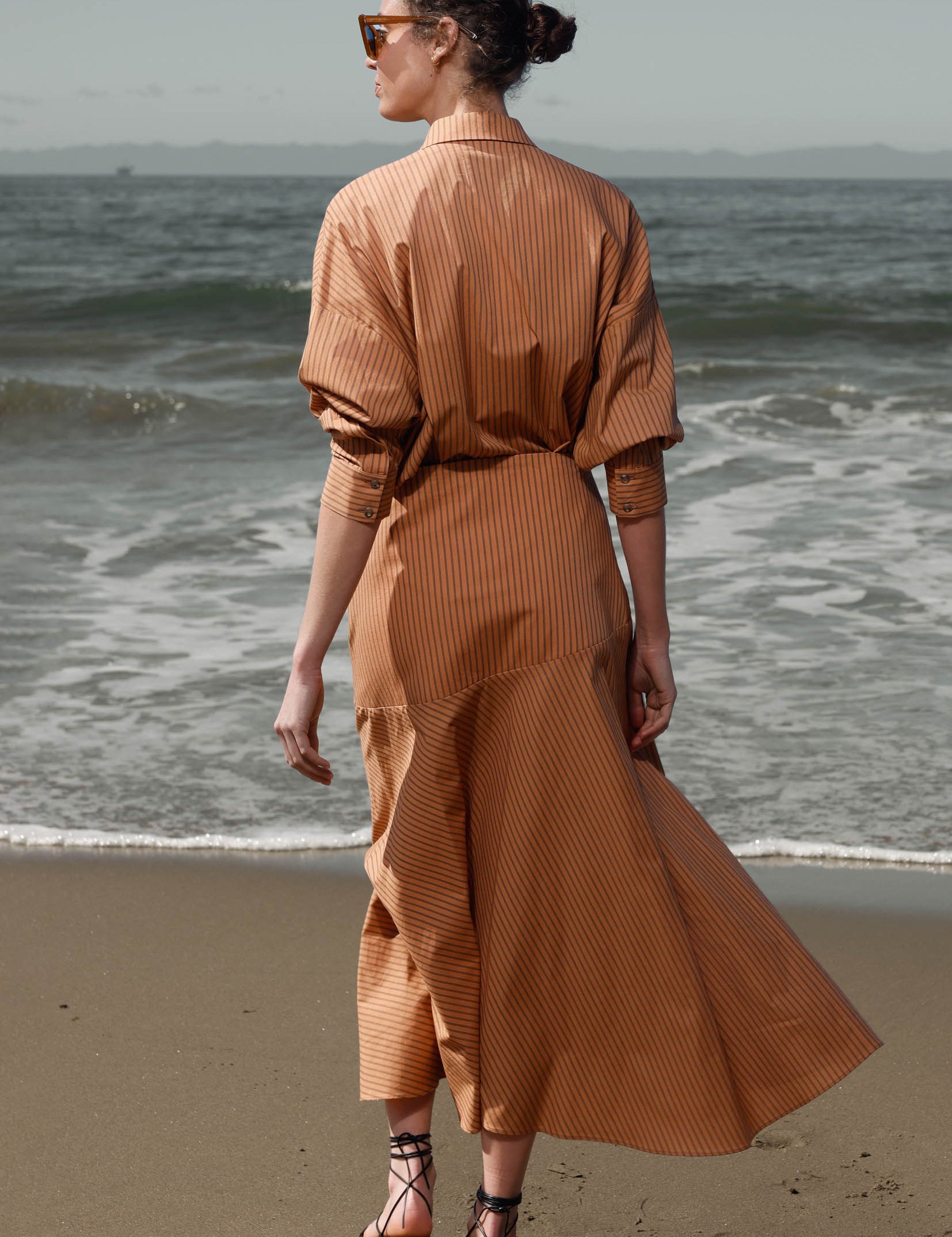 Kite Skirt - Ticking Stripe - Heidi Merrick