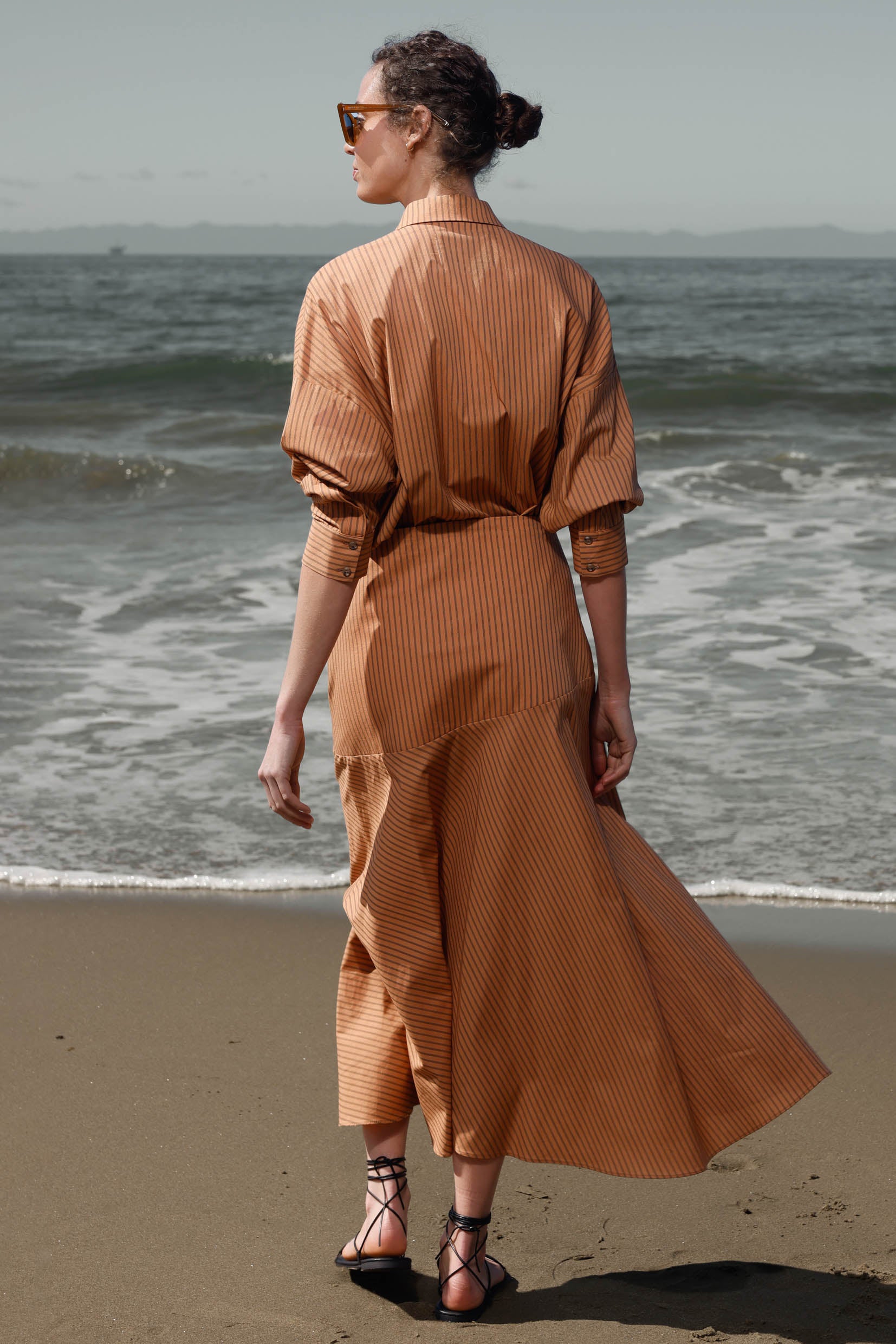 Kite Skirt - Ticking Stripe - Heidi Merrick