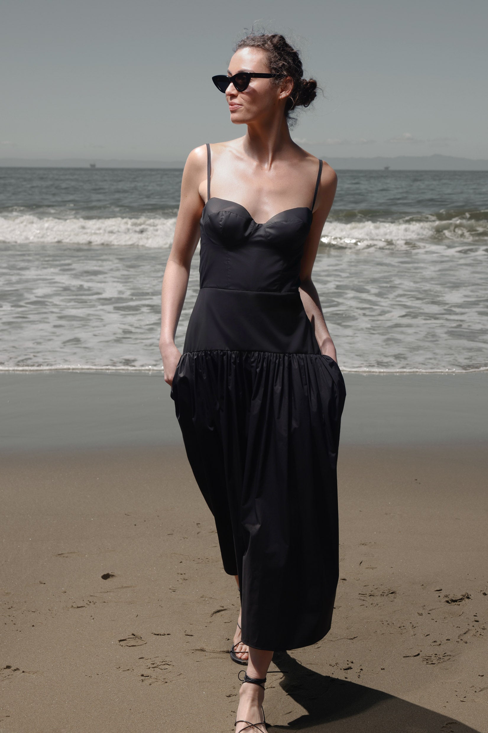 Petit Jardin - Black Shirting - Heidi Merrick