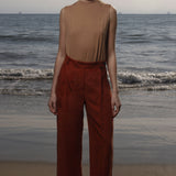 Baptise Pant - Sienna Silk & Hemp - Heidi Merrick