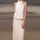 Nysa Top - Ivory Silk Noil