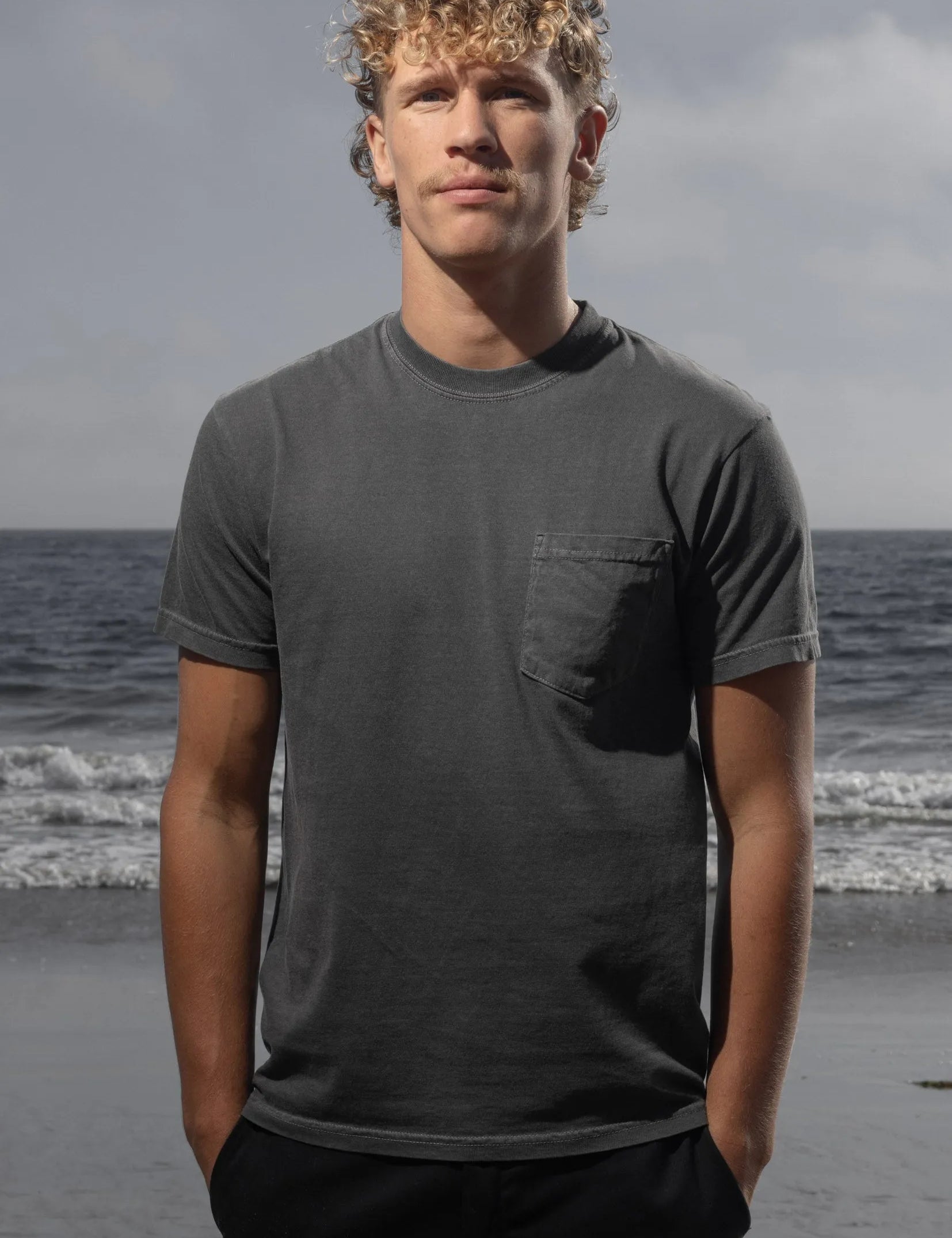 SRF Guy Tee - Ash - Heidi Merrick