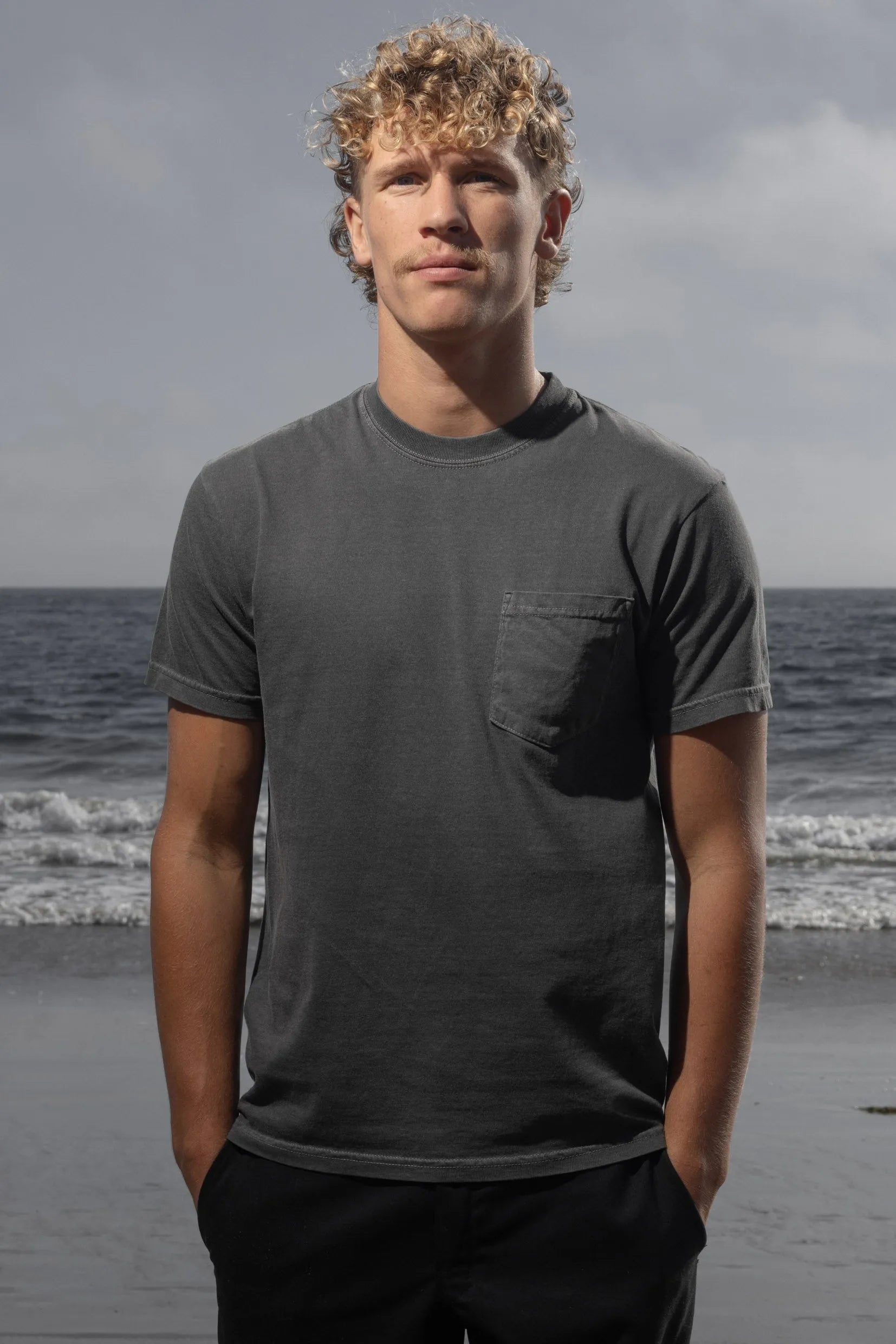 SRF Guy Tee - Ash - Heidi Merrick