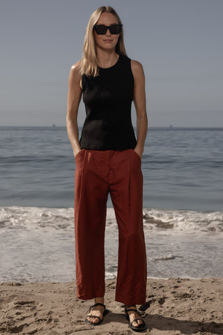 Baptise Pant - Sienna Silk & Hemp