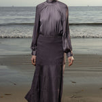 Gale Skirt - Lavender Linen - Heidi Merrick