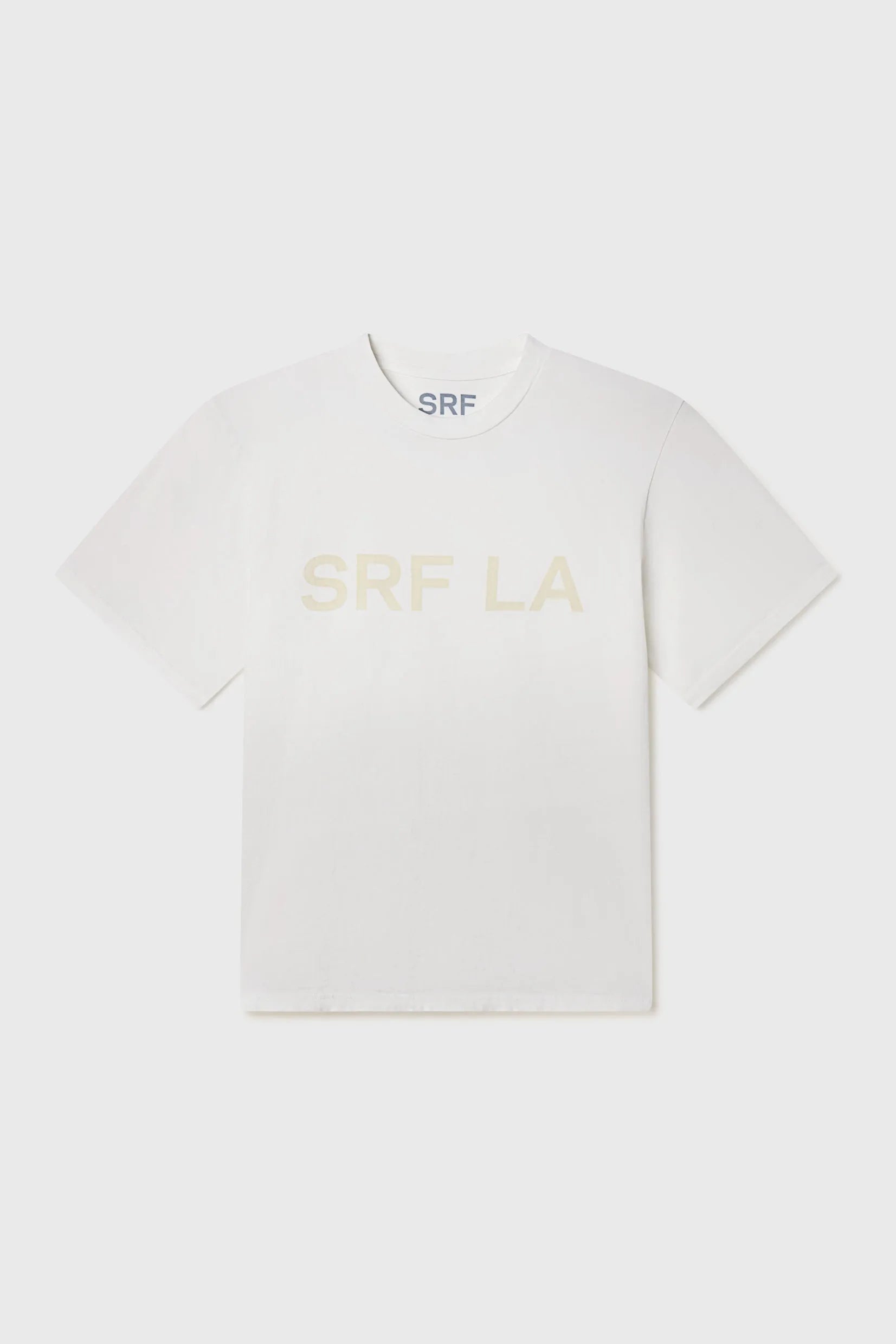 SRF LA Classic Tee - Antique Cream on White - Heidi Merrick
