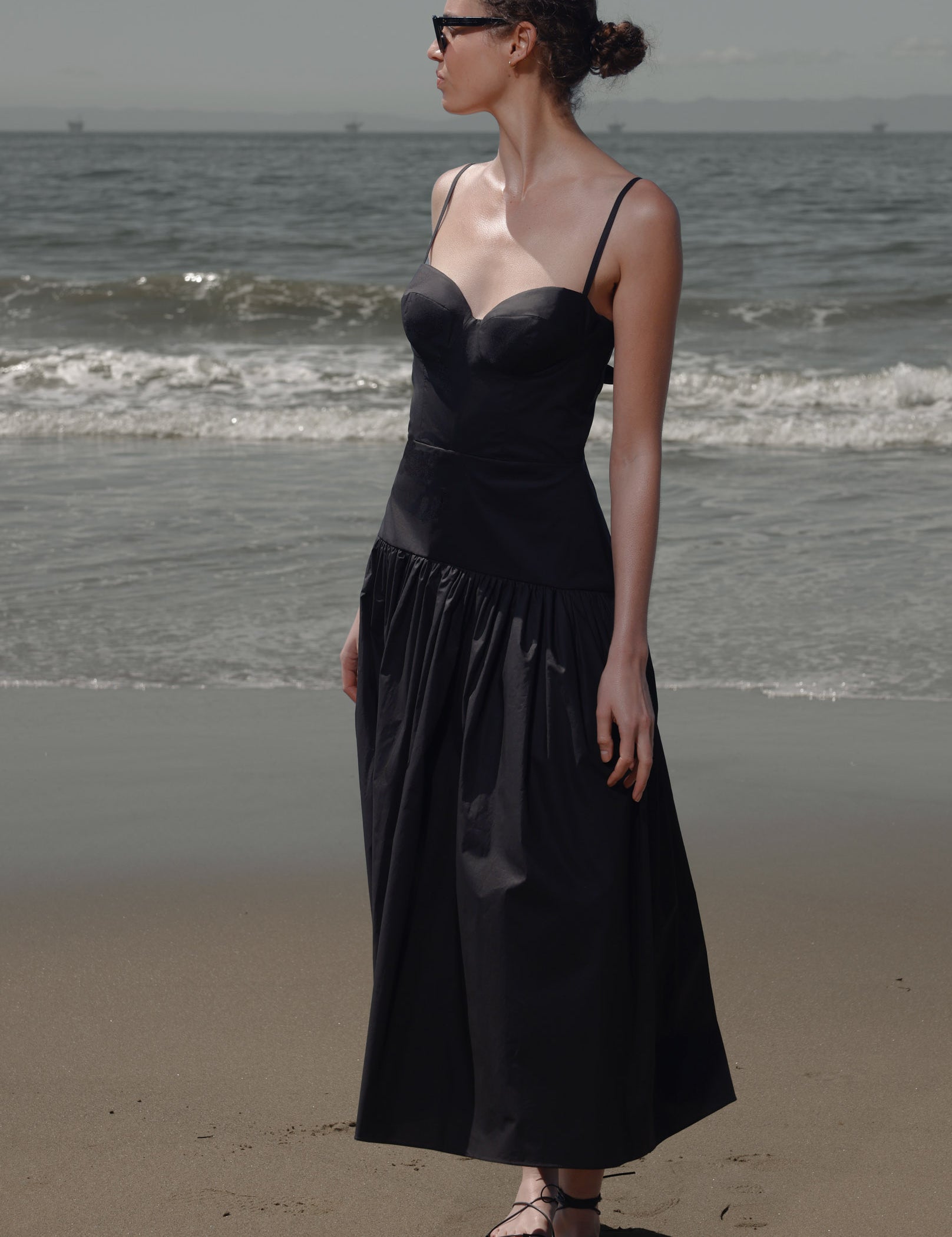 Petit Jardin - Black Shirting - Heidi Merrick
