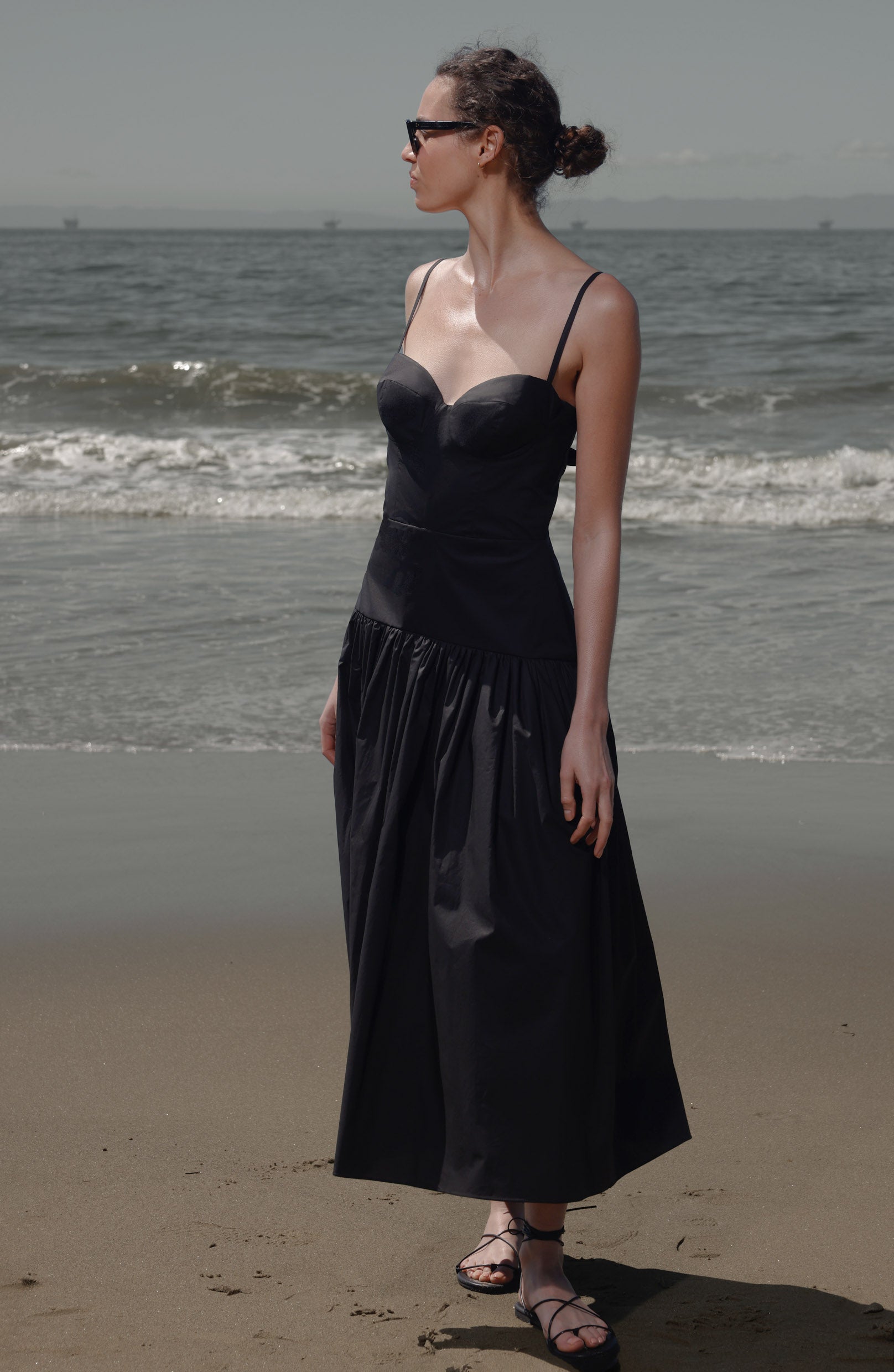 Petit Jardin - Black Shirting - Heidi Merrick