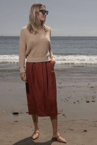 Camille Skirt - Sienna Silk & Hemp