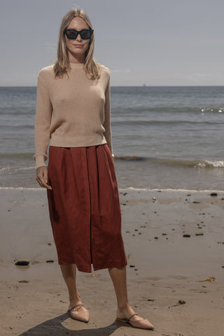 Camille Skirt - Sienna Silk & Hemp