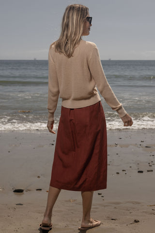 Camille Skirt - Sienna Silk & Hemp