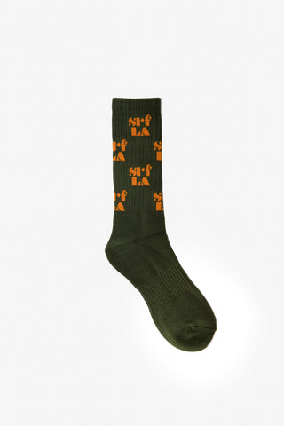 70's SRF Socks - Forest