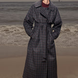 Fog Coat - Heathcliff Plaid Wool - Heidi Merrick