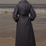 Fog Coat - Heathcliff Plaid Wool - Heidi Merrick