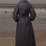 Fog Coat - Heathcliff Plaid Wool - Heidi Merrick