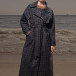 Fog Coat - Heathcliff Plaid Wool - Heidi Merrick