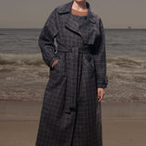 Fog Coat - Heathcliff Plaid Wool - Heidi Merrick