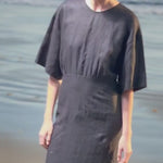 Fauna Dress - Black Linen - video - Heidi Merrick
