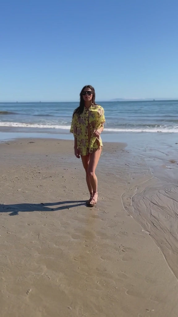 Aloha Shirt - Yellow Batik - video - Heidi Merrick