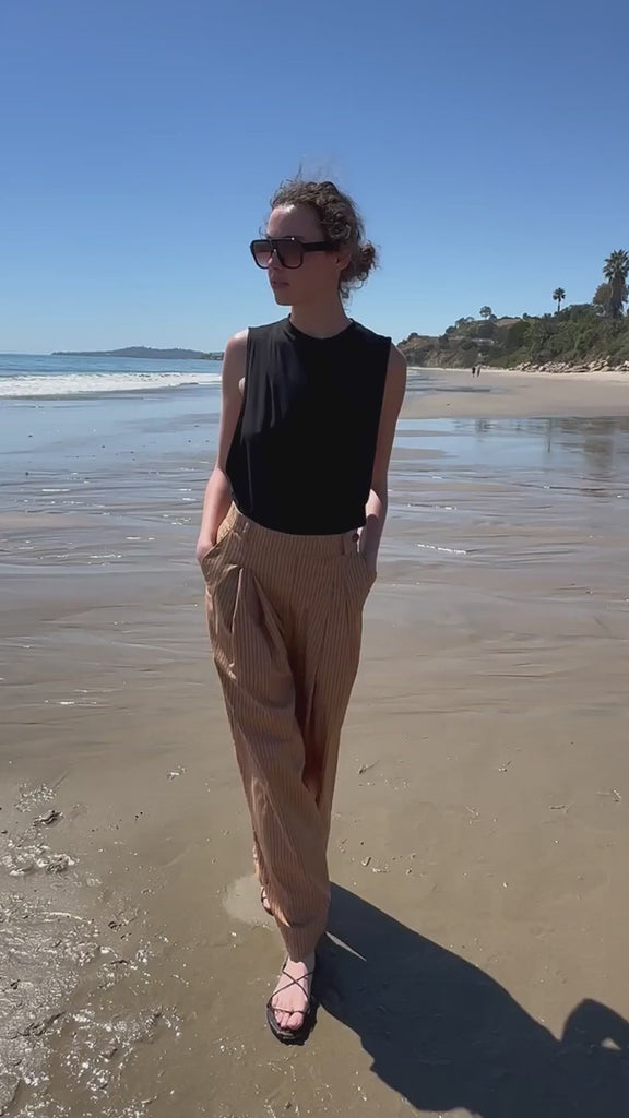 Chaplin Pant - Ticking Stripe - video -  Heidi Merrick