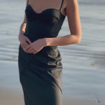 Gia Dress - Black Linen - video - Heidi Merrick