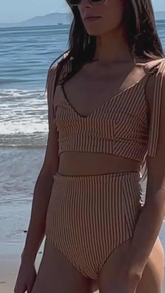 Mimizan Bottom - Ticking Stripe - video - Heidi Merrick