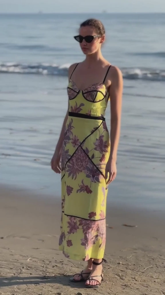 Gia Dress - Yellow Batik - video  - Heidi Merrick