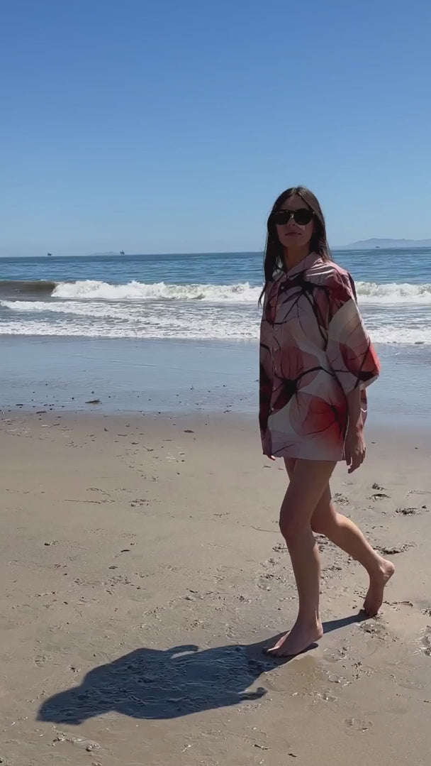 Aloha Shirt - Bougainvillea Shirting - video - Heidi Merrick