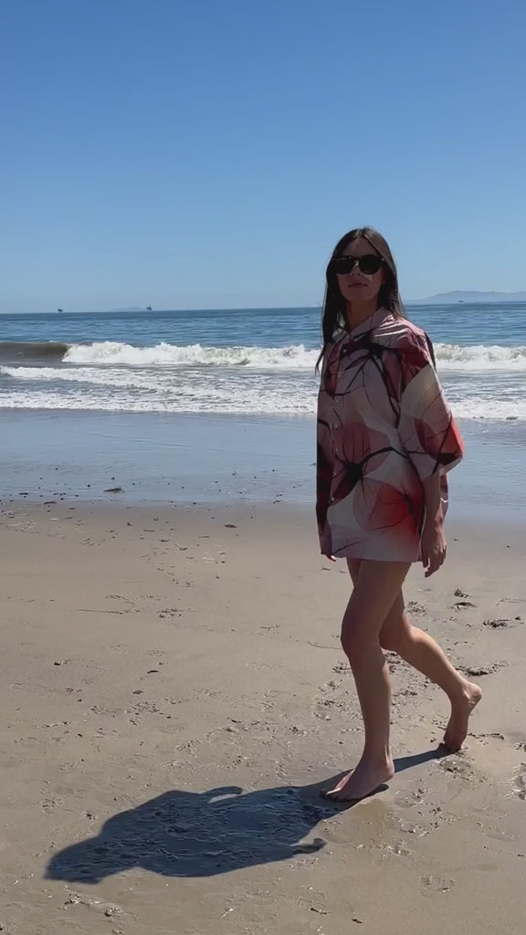 Aloha Shirt - Bougainvillea Shirting - video - Heidi Merrick