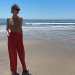 Chaplin Pant - Vermilion - video - Heidi Merrick