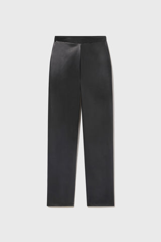 Image 2 of 7 - STRAIGHT PANT - BLACK LEATHER 