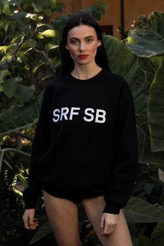 Image 5 of 7 - SRF SB CREWNECK - BLACK
