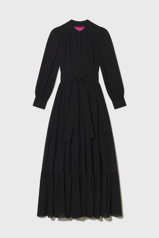 Image 2 of 11 - IBIZA DRESS - BLACK GEORGETTE