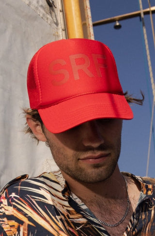 Image 4 of 8 - SRF TRUCKER HAT - POPPY 