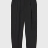 Image 2 of 7 - BOYFRIEND PANT - BLACK LINEN 